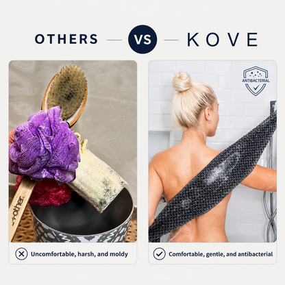 Kove Exfoliating Antibacterial Shower Towel